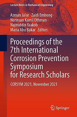 eBook (pdf) Proceedings of the 7th International Corrosion Prevention Symposium for Research Scholars de 