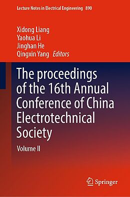 eBook (pdf) The proceedings of the 16th Annual Conference of China Electrotechnical Society de 