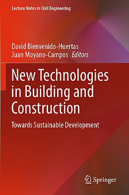 Couverture cartonnée New Technologies in Building and Construction de 