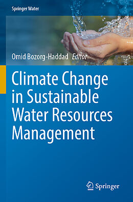 Couverture cartonnée Climate Change in Sustainable Water Resources Management de 