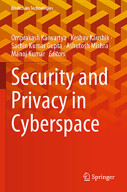 Couverture cartonnée Security and Privacy in Cyberspace de 