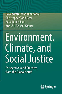 Couverture cartonnée Environment, Climate, and Social Justice de 