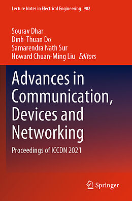 Couverture cartonnée Advances in Communication, Devices and Networking de 