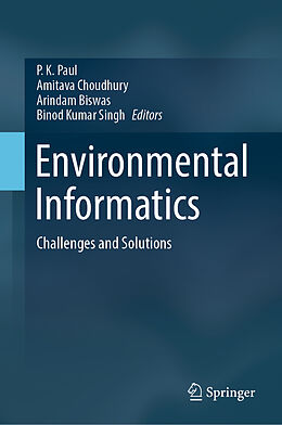 Livre Relié Environmental Informatics de 