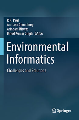 Couverture cartonnée Environmental Informatics de 