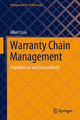 Livre Relié Warranty Chain Management de Albert Liao