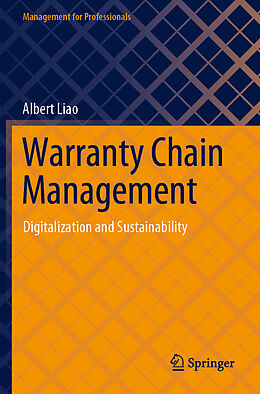 Couverture cartonnée Warranty Chain Management de Albert Liao