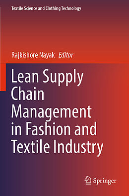 Couverture cartonnée Lean Supply Chain Management in Fashion and Textile Industry de 