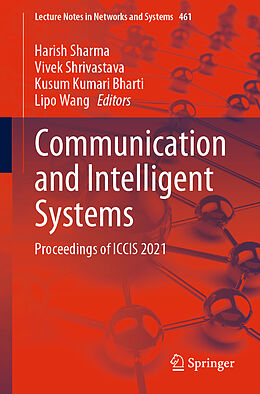 Couverture cartonnée Communication and Intelligent Systems de 