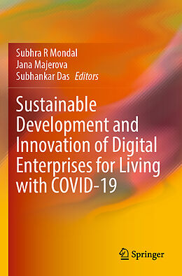 Couverture cartonnée Sustainable Development and Innovation of Digital Enterprises for Living with COVID-19 de 