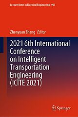eBook (pdf) 2021 6th International Conference on Intelligent Transportation Engineering (ICITE 2021) de 