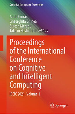 Livre Relié Proceedings of the International Conference on Cognitive and Intelligent Computing de 