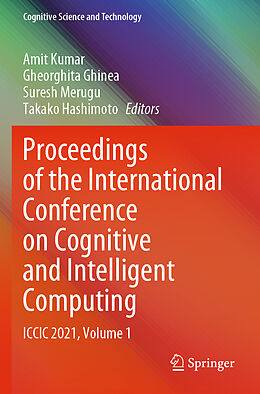 Couverture cartonnée Proceedings of the International Conference on Cognitive and Intelligent Computing de 