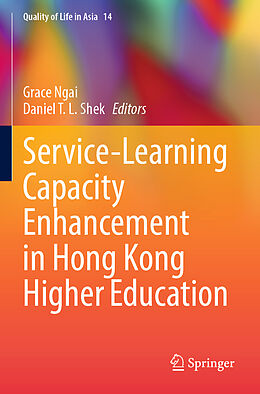 Couverture cartonnée Service-Learning Capacity Enhancement in Hong Kong Higher Education de 