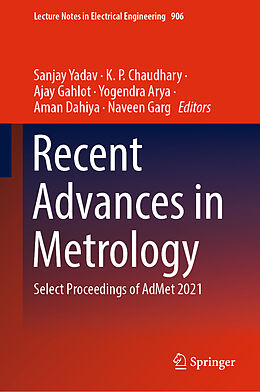 Livre Relié Recent Advances in Metrology de 