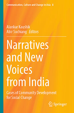Couverture cartonnée Narratives and New Voices from India de 
