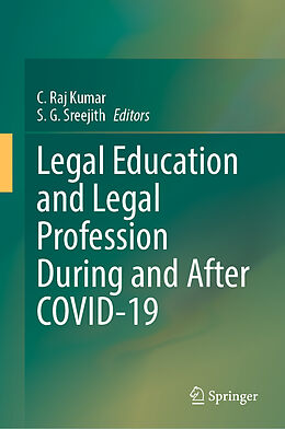 Fester Einband Legal Education and Legal Profession During and After COVID-19 von 