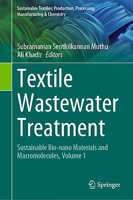 Livre Relié Textile Wastewater Treatment de 