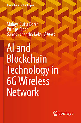 Couverture cartonnée AI and Blockchain Technology in 6G Wireless Network de 