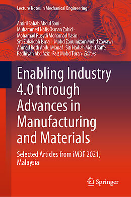 E-Book (pdf) Enabling Industry 4.0 through Advances in Manufacturing and Materials von 