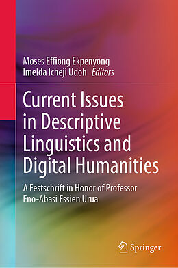 Livre Relié Current Issues in Descriptive Linguistics and Digital Humanities de 