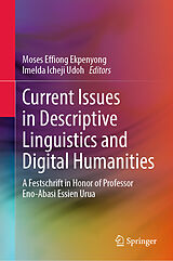 eBook (pdf) Current Issues in Descriptive Linguistics and Digital Humanities de 