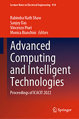 E-Book (pdf) Advanced Computing and Intelligent Technologies von 