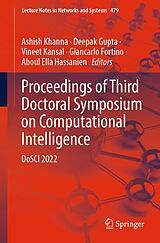 E-Book (pdf) Proceedings of Third Doctoral Symposium on Computational Intelligence von 