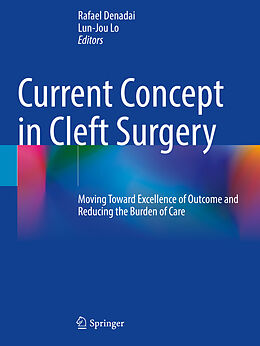 Couverture cartonnée Current Concept in Cleft Surgery de 