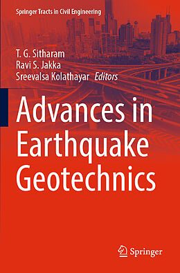 Couverture cartonnée Advances in Earthquake Geotechnics de 