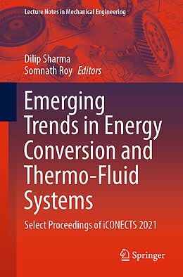 E-Book (pdf) Emerging Trends in Energy Conversion and Thermo-Fluid Systems von 