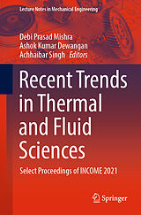 E-Book (pdf) Recent Trends in Thermal and Fluid Sciences von 