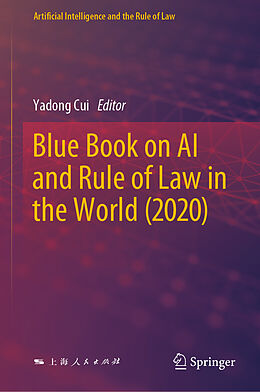 Livre Relié Blue Book on AI and Rule of Law in the World (2020) de 