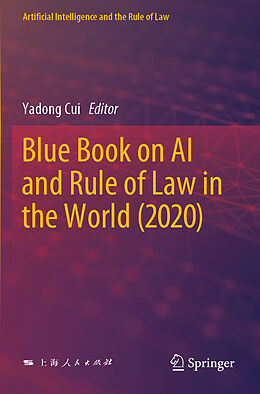 Couverture cartonnée Blue Book on AI and Rule of Law in the World (2020) de 