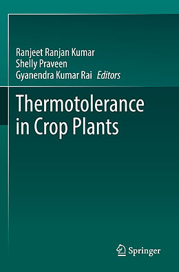 Couverture cartonnée Thermotolerance in Crop Plants de 