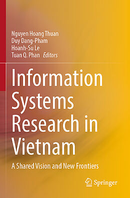 Couverture cartonnée Information Systems Research in Vietnam de 