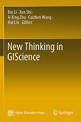 Couverture cartonnée New Thinking in GIScience de 