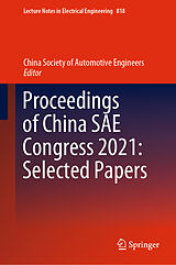 E-Book (pdf) Proceedings of China SAE Congress 2021: Selected Papers von 