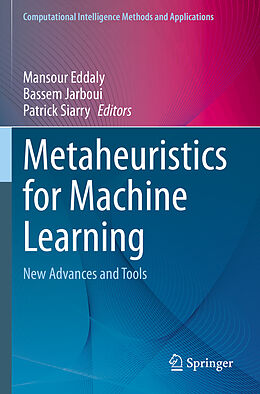 Couverture cartonnée Metaheuristics for Machine Learning de 