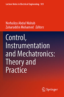 Couverture cartonnée Control, Instrumentation and Mechatronics: Theory and Practice de 