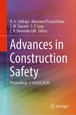 Livre Relié Advances in Construction Safety de 