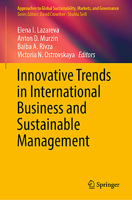 Livre Relié Innovative Trends in International Business and Sustainable Management de 