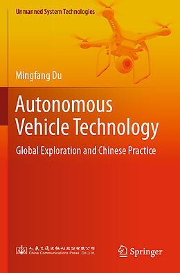 Couverture cartonnée Autonomous Vehicle Technology de Mingfang Du