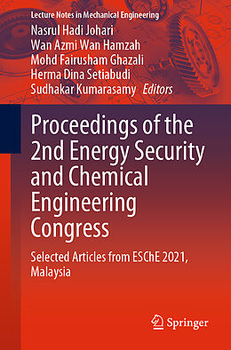 Kartonierter Einband Proceedings of the 2nd Energy Security and Chemical Engineering Congress von 