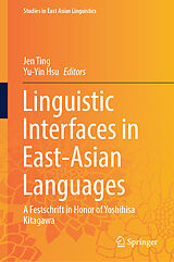 eBook (pdf) Linguistic Interfaces in East-Asian Languages de 