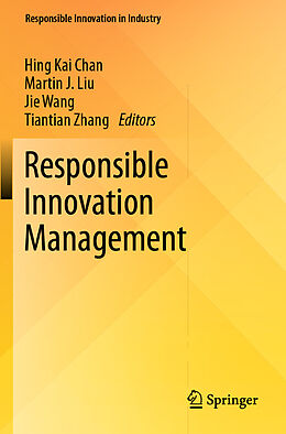 Couverture cartonnée Responsible Innovation Management de 