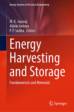 Livre Relié Energy Harvesting and Storage de 