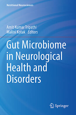 Couverture cartonnée Gut Microbiome in Neurological Health and Disorders de 