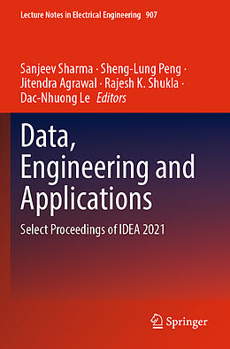 Kartonierter Einband Data, Engineering and Applications von 