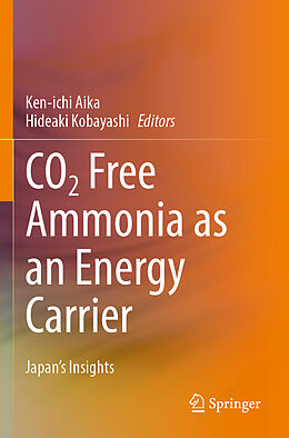 Couverture cartonnée CO2 Free Ammonia as an Energy Carrier de 